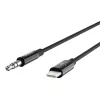 Belkin Kabel Lightning auf Kopfhöreranschluss - Lightning männlich bis Stereo Mini-Klinkenstecker männlich - 91.4 cm - Schwarz - für Apple iPhone (Lig