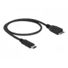 Kabel USB DeLOCK 0.5m USB3.1 C - MicroUSB3.1 B