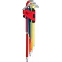 KS TOOLS Tools-Machines GmbH zestaw kluczy Torx z końcówką kulistą, extra długich, 9-częściowy (151.5210)