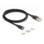 Kabel USB DeLOCK 88165 1 m USB A czarny