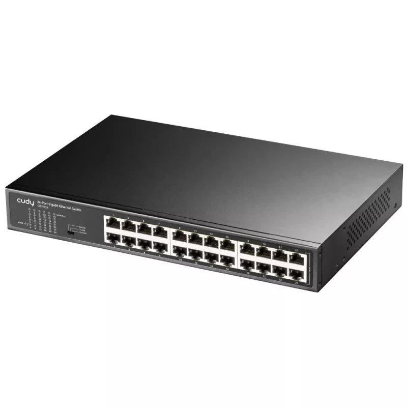 Cudy GS1024 przełącznik sieciowy Gigabit Ethernet (10/100/1000) Czarny