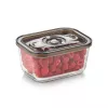 Szklany pojemnik próżniowy Caso z plastikową pokrywką | VacuBoxx Eco M | Przezroczysty