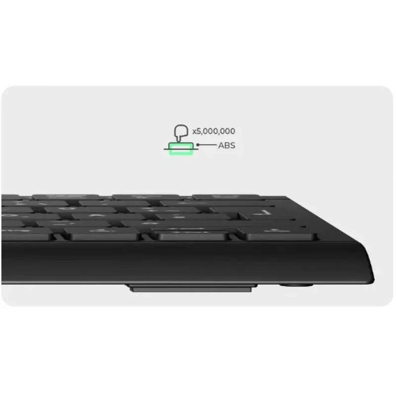 KeySonic KSK-5011ELC (DE) klawiatura Dom USB QWERTZ niemiecki Czarny