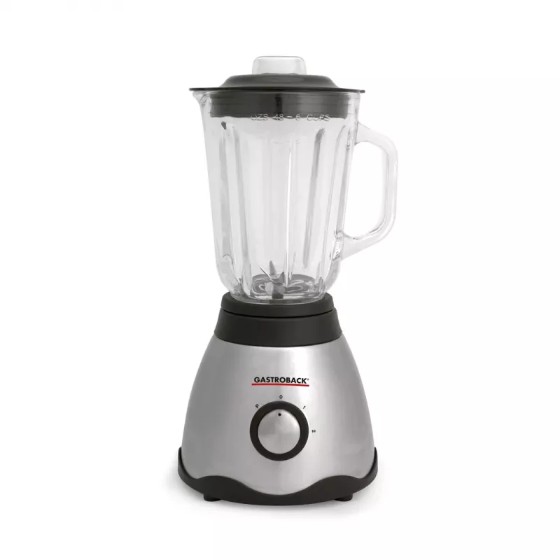 Blender stołowy Gastroback Vital 1,5 l czarny stal nierdzewna
