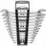 Zestaw kluczy płaskich dwustronnych Wiha 44753 — 12 sztuk, rozmiary SW 6–32 mm