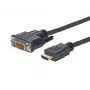 Vivolink PROHDMIDVI3 adapter kabla wideo 3 m HDMI DVI-D Czarny