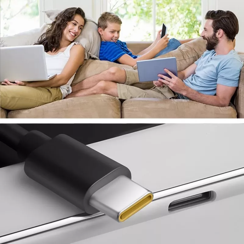 Qoltec 52386 GaN POWER PRO ładowarka | 1xUSB-C | 65W | 5-20V | 3-3.25A | Czarny