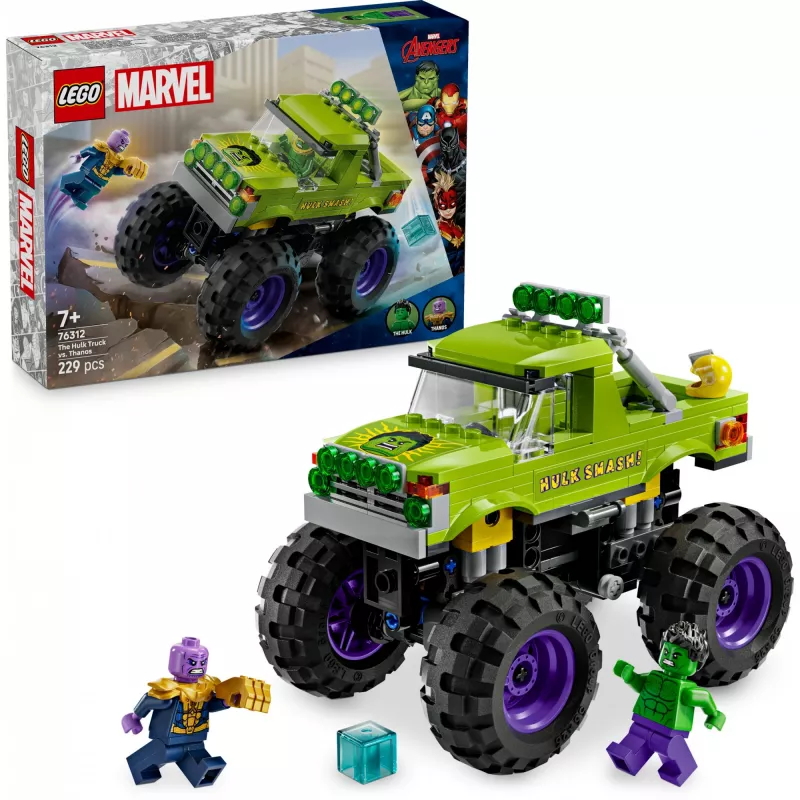 LEGO MARVEL 76312 Ciężarówka Hulka kontra Thanos