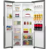 Gorenje HZF55082 NRS917E41XWD G400, wolnostojąca, drzwi amerykańskie, szary, 2 drzwi, dotykowy, LED