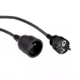 Przedłużacz sieciowy LOGON PSPC03 — kabel 3 m, 1 gniazdo AC, czarny