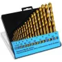 Zestaw wierteł c.k tools T3291 — 19-częściowy zestaw HSS z powłoką TiN do metalu i wiercenia ogólnego