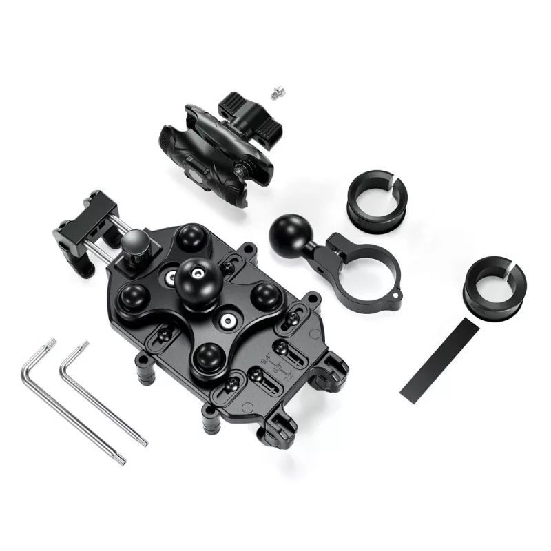 Pasywny uchwyt UleFone Armor Mount Pro do telefonów komórkowych — mocowanie na kierownicę, do rowerów i hulajnóg, czarny