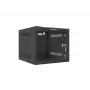 Szafa rack naścienna LANBERG 10 inch 4U (280x310, czarna)