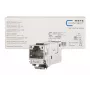 Złącze RJ45 METZ CONNECT 130910KZ srebrne żeńskie 12 szt.