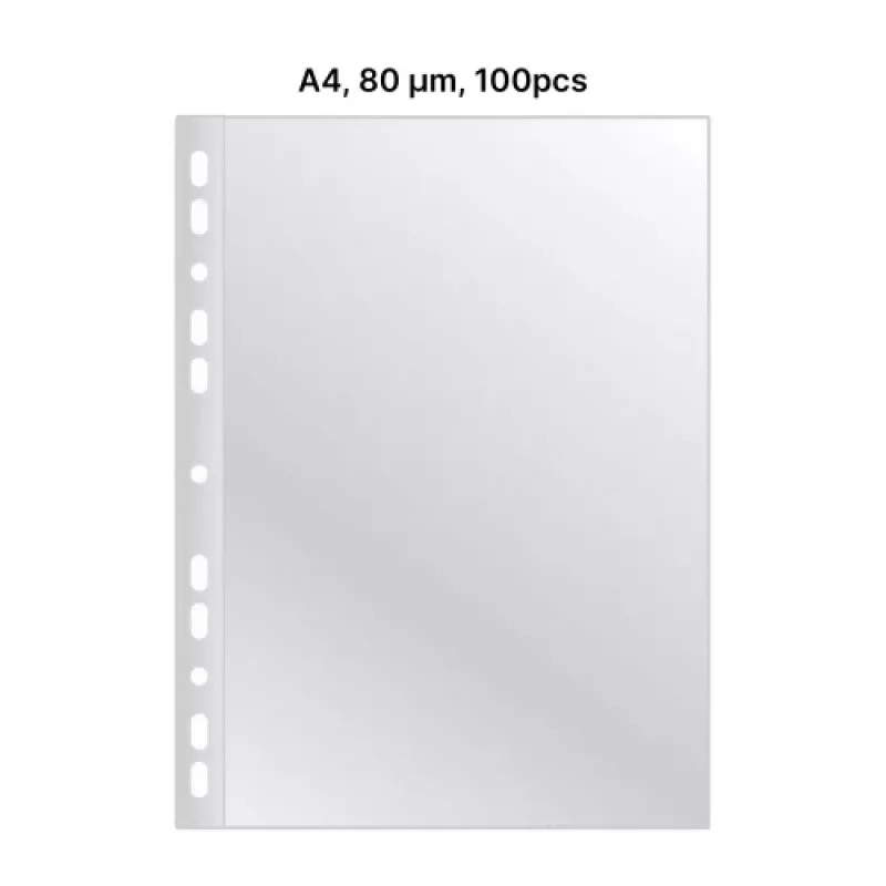 AD Class KOSZULKA DO WKŁADANIA Cristal Clear A4 80 mikr., op. 100 szt.