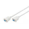 Kabel połączeniowy Assmann Zero-Modem. D-Sub9 F/F. 3,0 m. wtyki zatrzaskowe. be (AK-610100-030-E)
