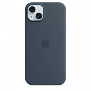 Apple iPhone 15 Plus Silikonowe etui z MagSafe - Storm Blue