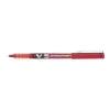 Pilot V5 HiTec Czerwone 0,5 mm Długopisy z Czerwonym Tuszem 12 szt.