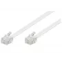 Kabel telefoniczny Microconnect MPK191W RJ-11 Standard 15 m Biały
