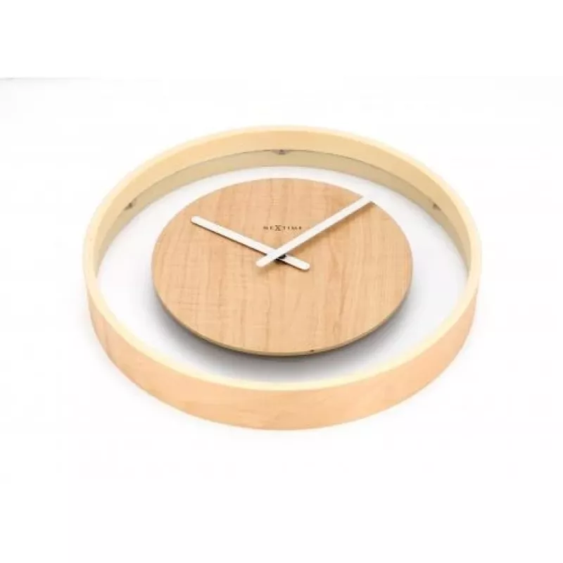 NeXtime klok 3046 Wood Loop, Ø30 cm, ścienna, drewno