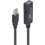 Kabel USB ShiverPeaks BS13-29075 10m USB 2.0 Czarny