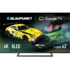 Blaupunkt QLED TV | 43QBG6000S | 43 | Smart TV | Google TV | Czarny