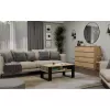 top e shop STOLIK KAWOWY ŁAWA MODERN 2P cienki Dąb Artisan z czarnymi listwami