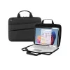 Mobilis THE ONE - etui na notebooka - clamshell, 20% z recyklingu - wytrzymałe - 12.5 - 35,60 cm (14) - czarny (003067)