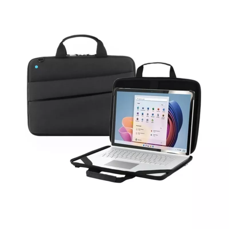Mobilis THE ONE - etui na notebooka - clamshell, 20% z recyklingu - wytrzymałe - 12.5 - 35,60 cm (14) - czarny (003067)