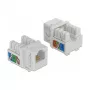 Moduł Keystone DeLOCK 86498 Płaski Biały RJ-12