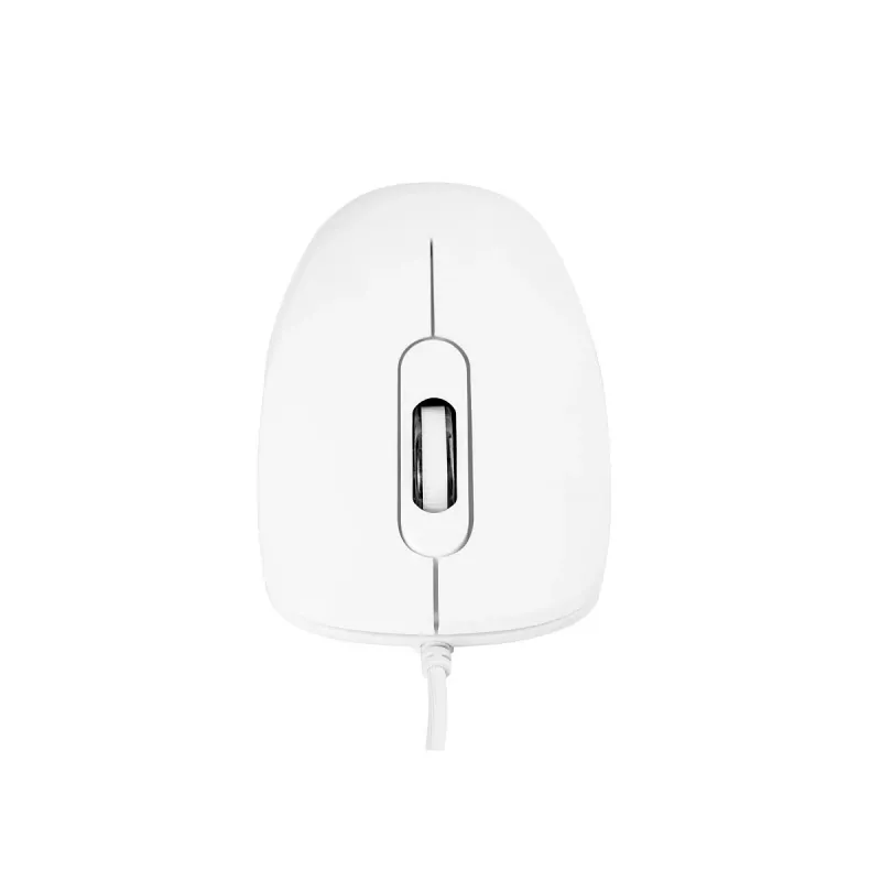 MODECOM M10 M-MC-0M10-200 Mysz (optyczna, 1000 DPI, biały kolor) (M-MC-0M10-200)