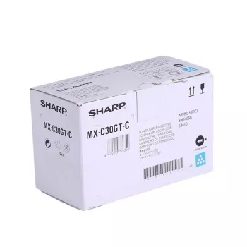 Kaseta z tonerem Sharp MXC30GTC 1 szt. oryginalna cyjan