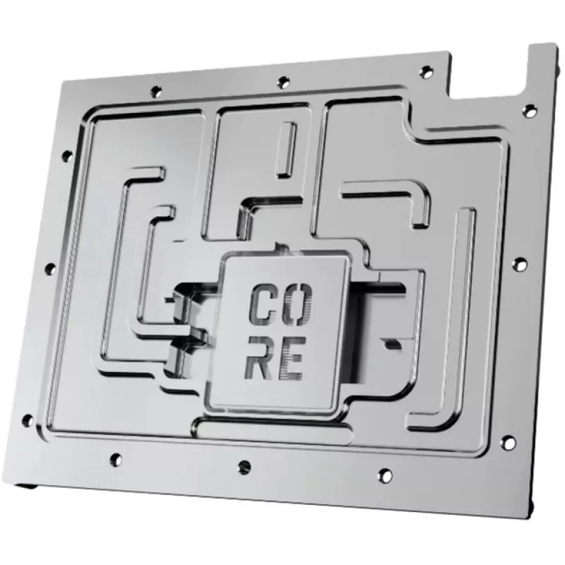Backplate Alphacool 10260 Aluminium Chrome miedź Czarny 154mm