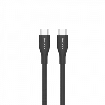 Kabel CANYON CC60SC10 C-C 60W 1m Silikon Czarny