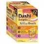 Mokra karma dla kota INABA Dashi Delights Silky Broth mix z kurczakiem i łososiem, 12 saszetek po 40 g, karma pełnoporcjowa dla dorosłych kotów