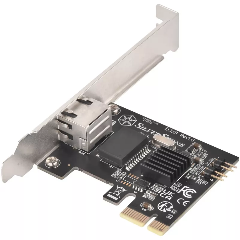 Silverstone ECL01, karta sieciowa 2,5G, PCIe