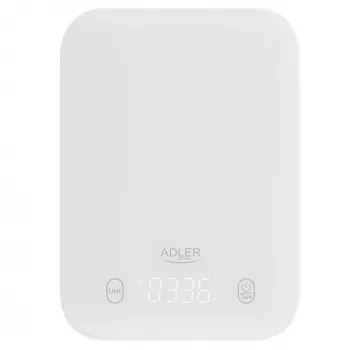 Waga kuchenna Adler | AD 3181w | Działka 1 g | Wyświetlacz LED | Biały