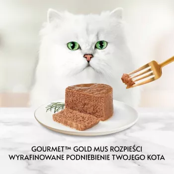 Mokra karma dla kotów Purina GOURMET Gold Adult Tuńczyk puszka 85 g, białko 10,5%, tłuszcz 7%, wilgotność 77,5%