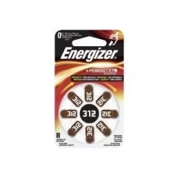 Energizer Bateria cynkowo-powietrzna do aparatów słuchowych 312 8 szt. (634924)