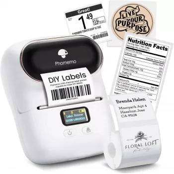 Extralink Mini Printer Labeler | Mini drukarka | Biały