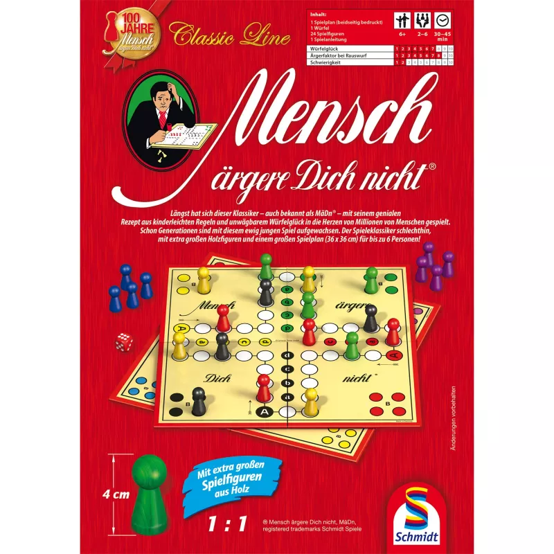 Classic Line: Ludo w metalowej puszce, gra planszowa