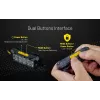 Latarka na opaskę Nitecore HU2000, 10 diod LED, akumulator litowo-jonowy ładowany przez USB, aluminium + poliwęglan, wodoodporność IP68