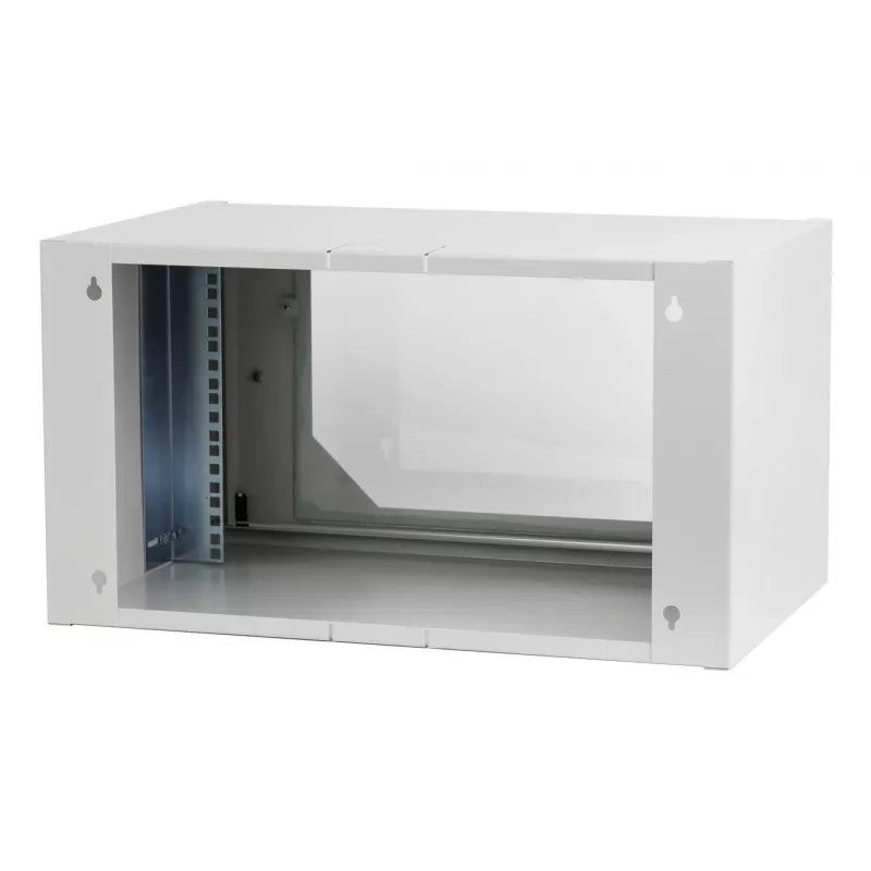 Szafa rack Digitus CL-19 06U 6U do montażu ściennego Jasnoszary