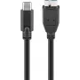 Wentronic goobay - Kabel USB - Micro-USB Typ B (M) do USB-C (M) - USB 3.1 - 60 cm - odwracalna wtyczka C (67995)