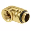 Adapter Barrow G1/4 cala 90° obrotowy męski na żeński TDWT90-V2.5 złoty