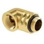Adapter Barrow G1/4 cala 90° obrotowy męski na żeński TDWT90-V2.5 złoty