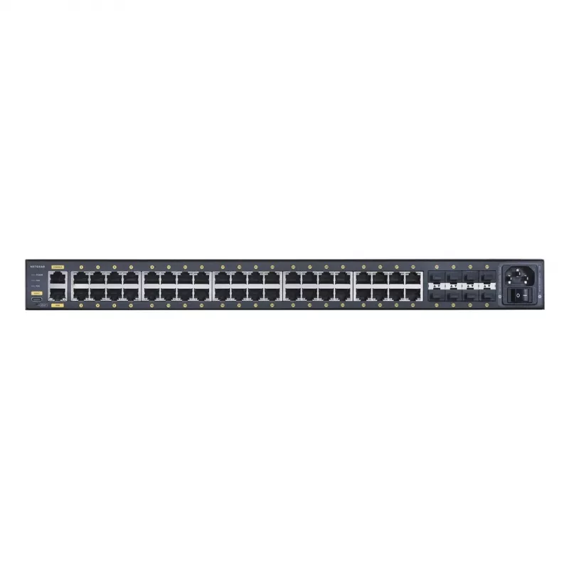 NETGEAR GSM4248PX-100EUS przełącznik sieciowy zarządzalny L2/L3/L4 Gigabit Ethernet (10/100/1000) Power over Ethernet (PoE) czarny