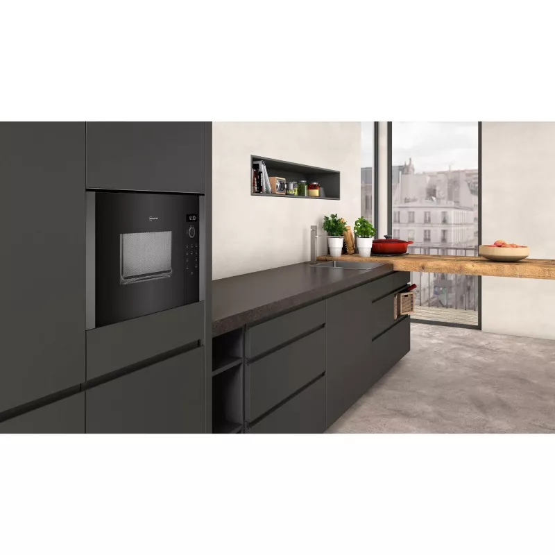 Neff HLAWD23G0 kuchenka mikrofalowa grafitowa Kuchenka mikrofalowa solo Do zabudowy 20 l 800 W