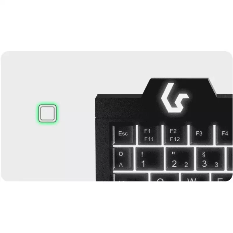 KeySonic KSK-3210ELU (DE) klawiatura Dom USB QWERTZ niemiecki Czarny