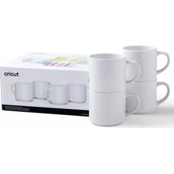 Kubek Cricut 2009392 300 ml biały 4 szt. (2009392)